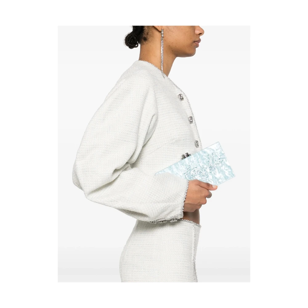 Sophia Webster Stijlvol Lichtblauw Clutch Tas Blue Dames