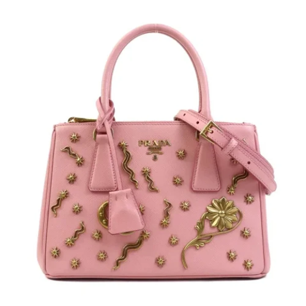 Prada Vintage Pre-owned Fabric prada-bags Pink Dames