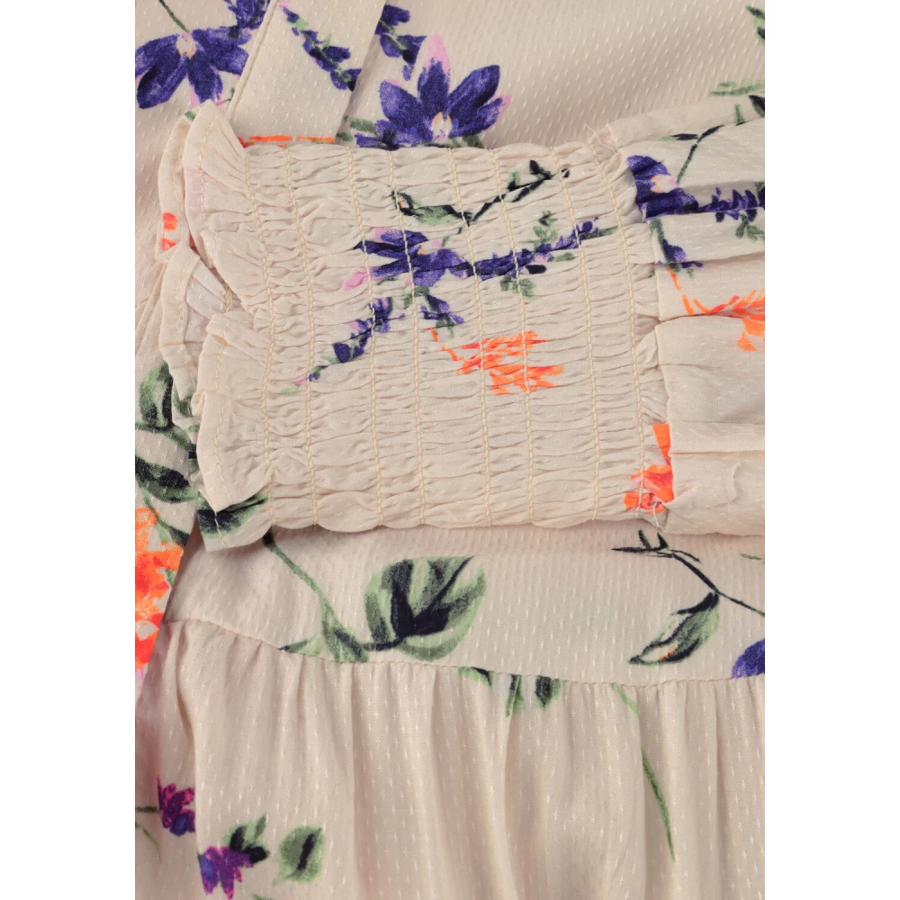 Y.A.S Beige Maxi Overhemdjurk voor Vrouwen Multicolor Dames