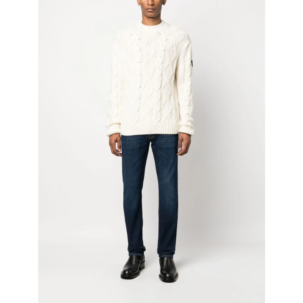 PAUL & SHARK Stijlvolle Rollneck Sweater White Heren