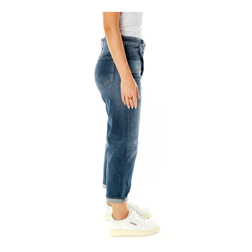 Le Temps Des Cerises Losse Pasvorm Zak Jeans Blue Dames