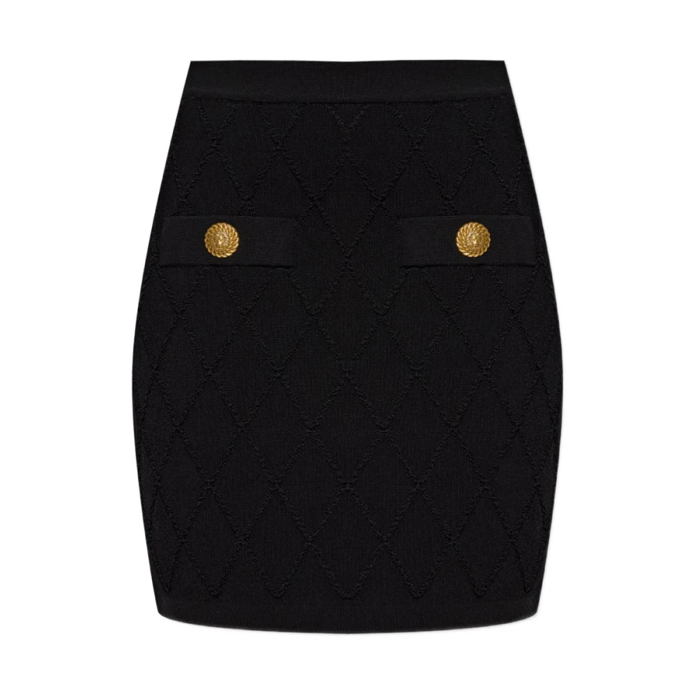 Balmain Donna Nero - Short Skirts - Skirts - M