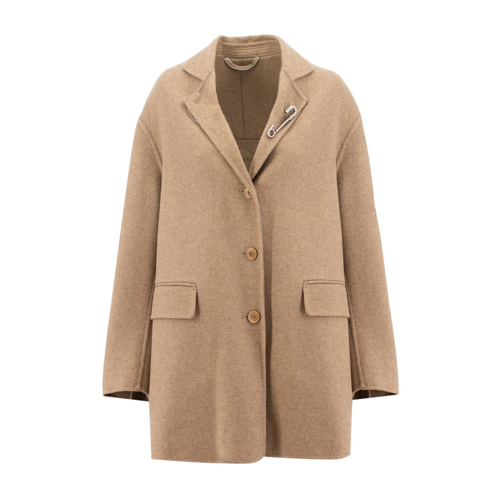 Coats > Single-Breasted Coats - - Ermanno Scervino - Modalova