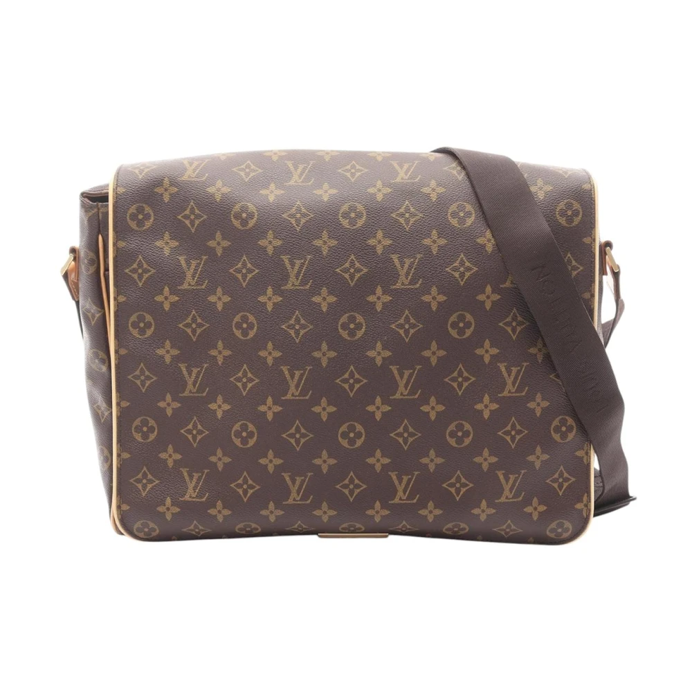 Louis Vuitton Vintage Women's Brown Pre-Owned Monogram Canvas Messenger Bag