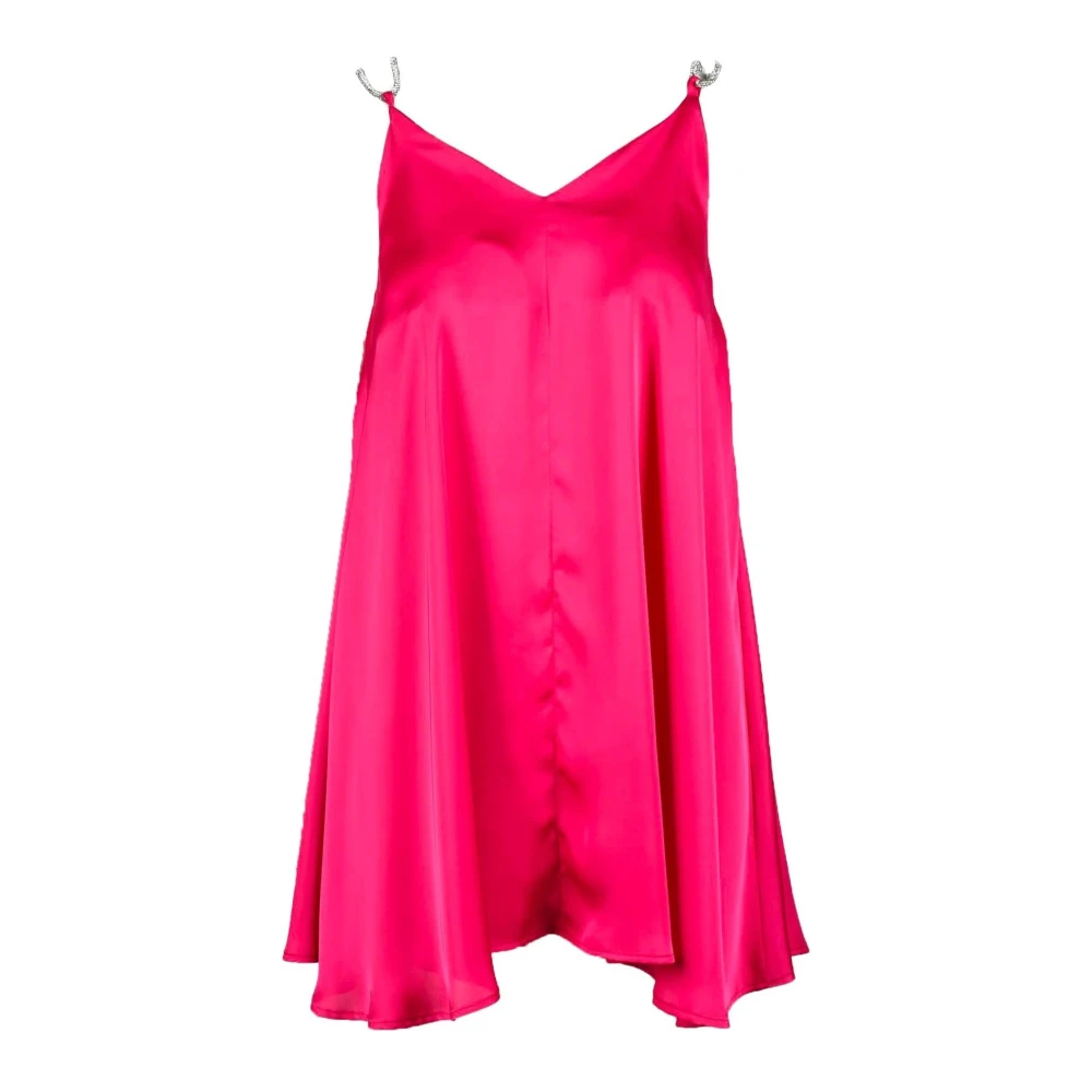 Simona Corsellini Elegante Polyester Jurk Pink Dames
