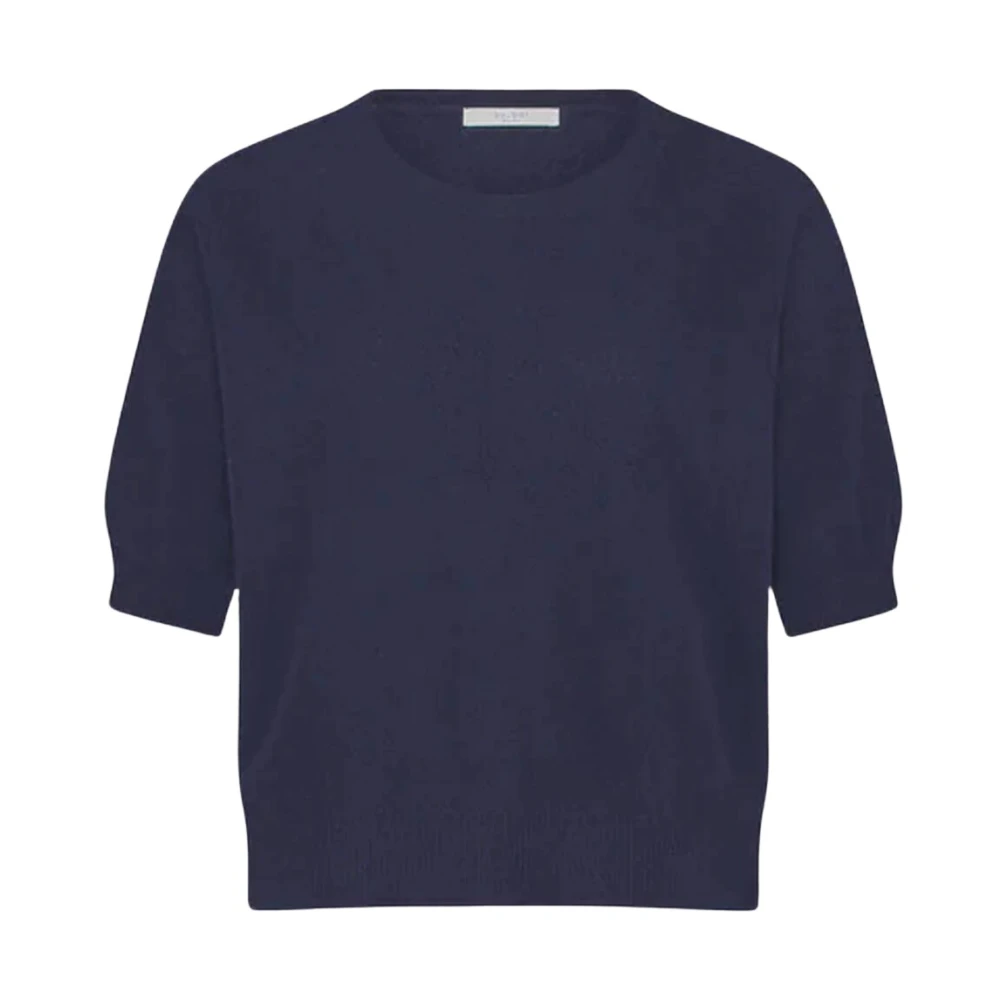 By-Bar Korte Mouw Pullover Holly Blue Dames