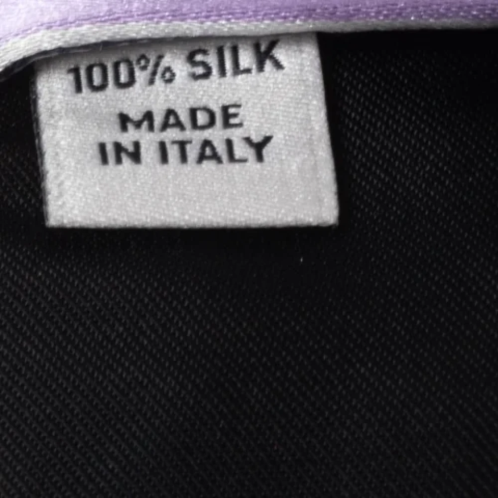 Valentino Vintage Pre-owned Silk tops Blue Heren