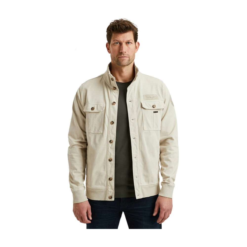 PME Legend Knoopjas Open Einde Jersey Beige Heren