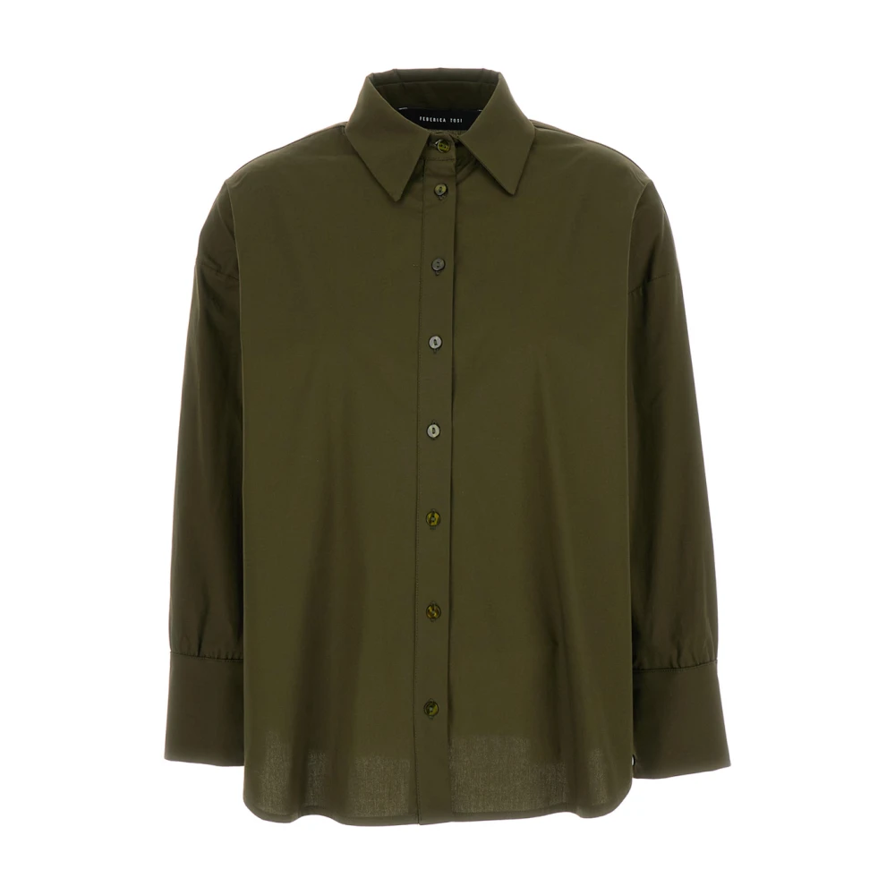 Federica Tosi Women's Green Shirts, M, Shirts