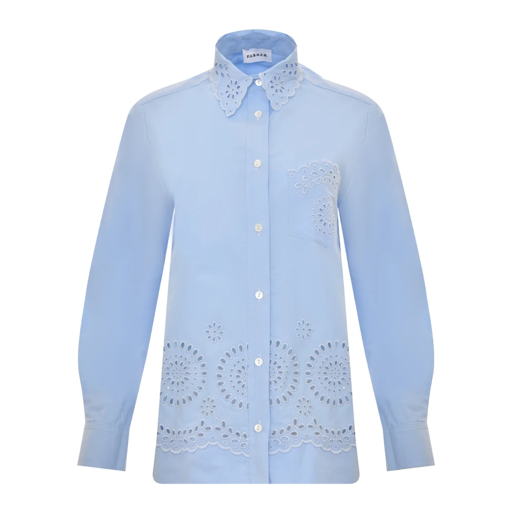 P.a.r.o.s.h. Stijlvolle Shirt voor Mannen en Vrouwen Blue Dames