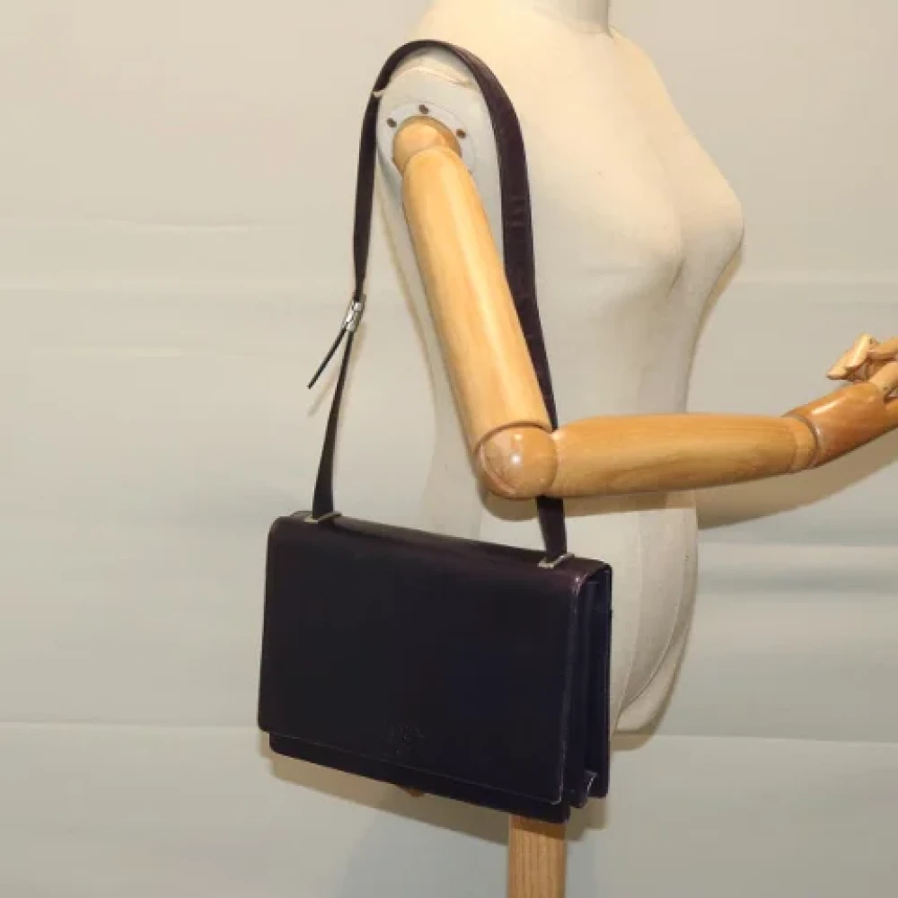 Prada Vintage Pre-owned Leather prada-bags Black Dames