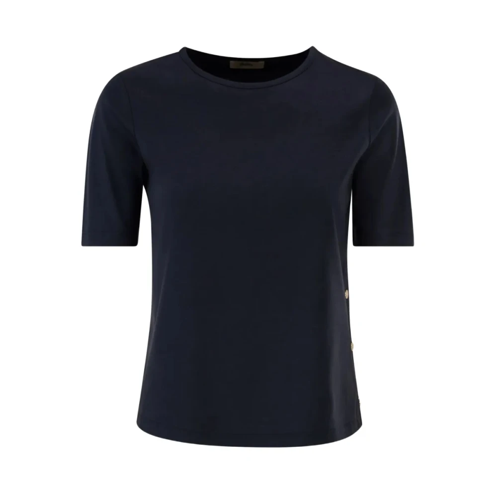 Herno Mujer Azul Camisetas, Talla: L