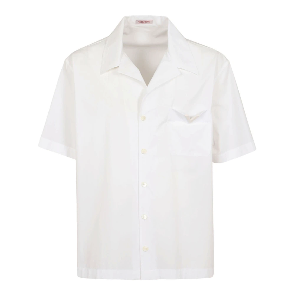 Valentino Garavani V-hals Shirt White Heren