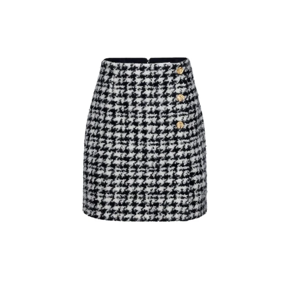 Nina Ricci Houndstooth A-Lijn Rok Multicolor Dames