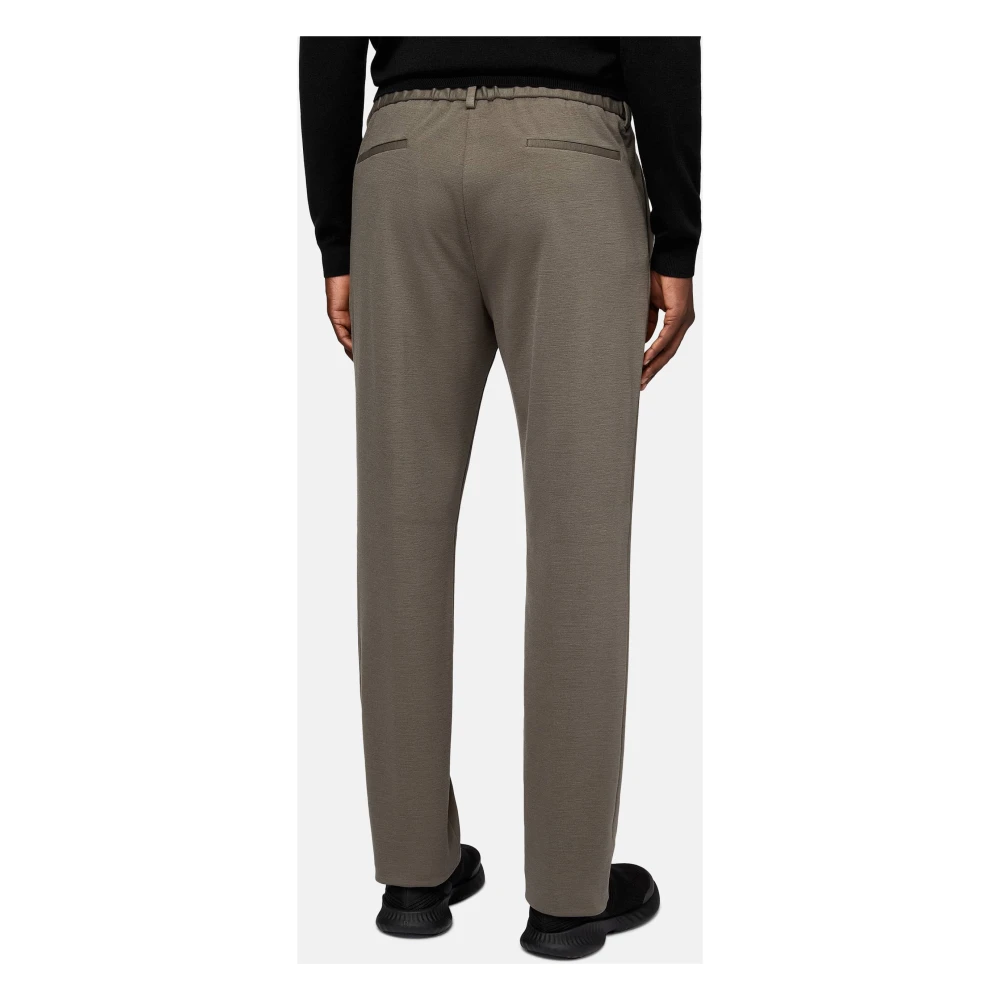 Boggi Milano B Tech wollen broek Beige Heren