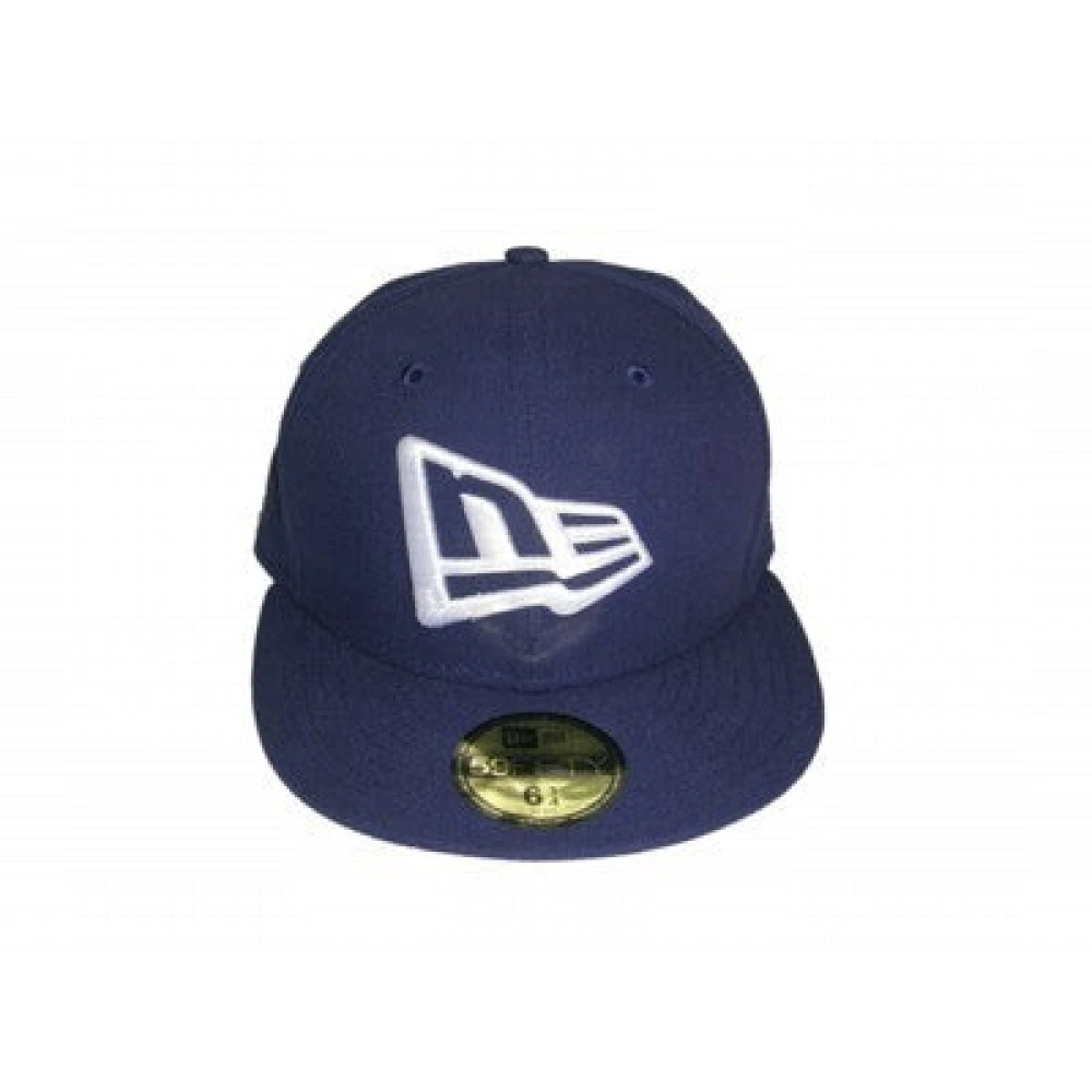 New era Platte klep pet met uniek vlagontwerp Blue Heren
