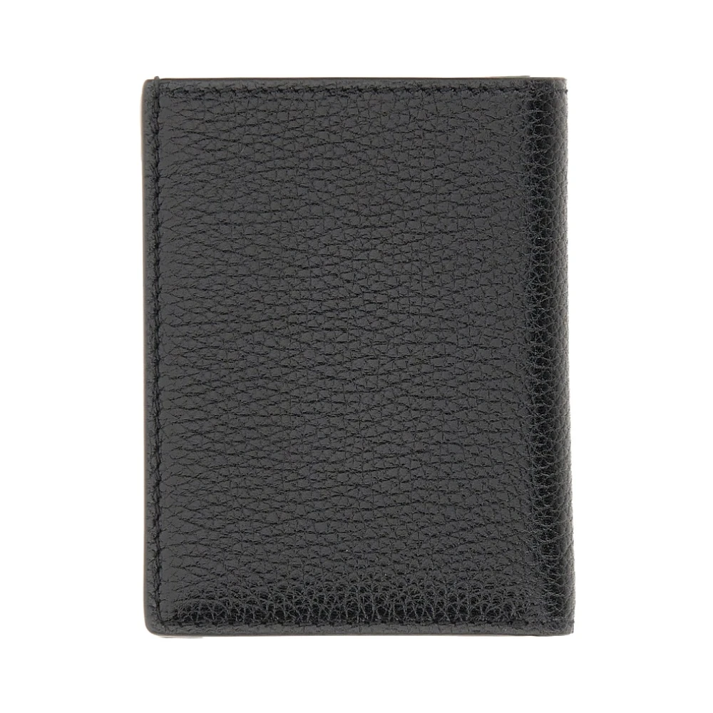 Tom Ford Portemonnee met metalen logo Black Heren