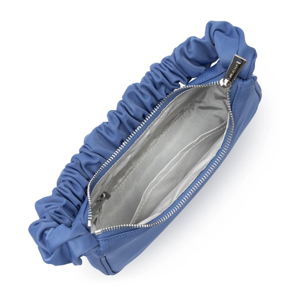 Lancaster Blauwe Rits Basic Baguette Chouchou Blue Dames