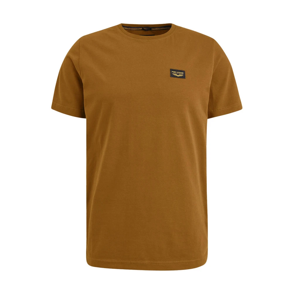 PME Legend Korte Mouw R-hals Tee Guyver Brown Heren