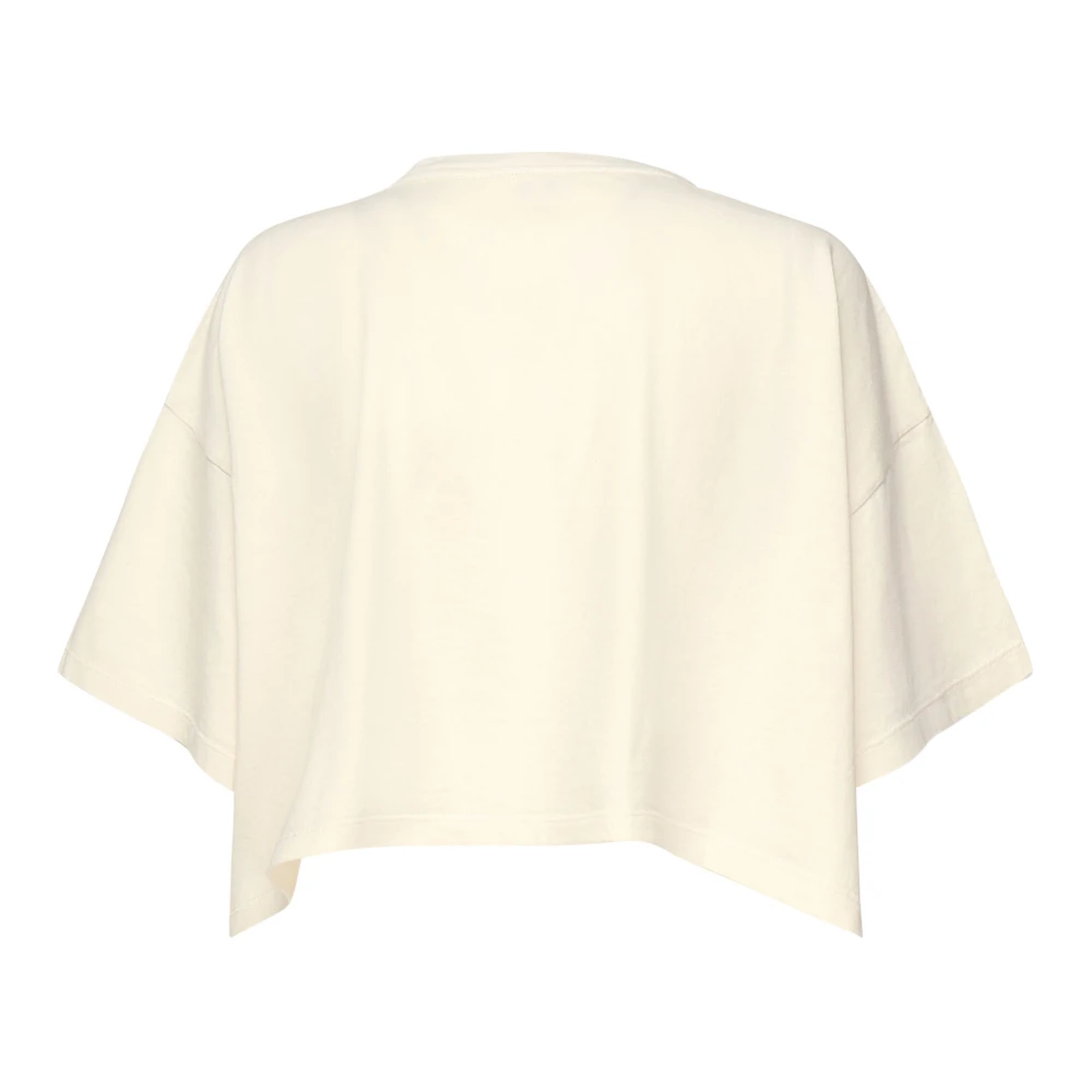 Chloé Witte Oversized Textuur Top White Dames