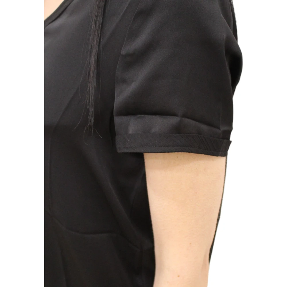 Kocca Korte Mouw Blouse Black Dames