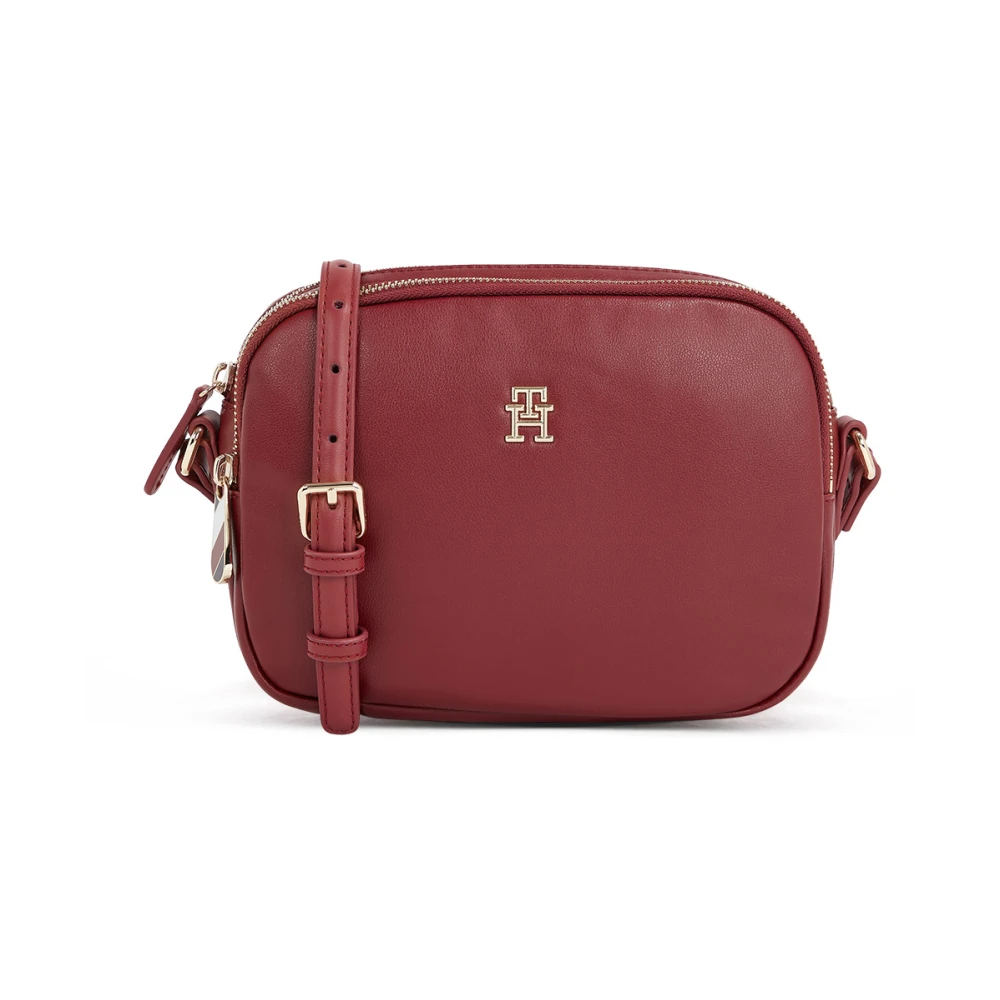 Tommy Hilfiger Poppy Plus Crossover Tas Red Dames