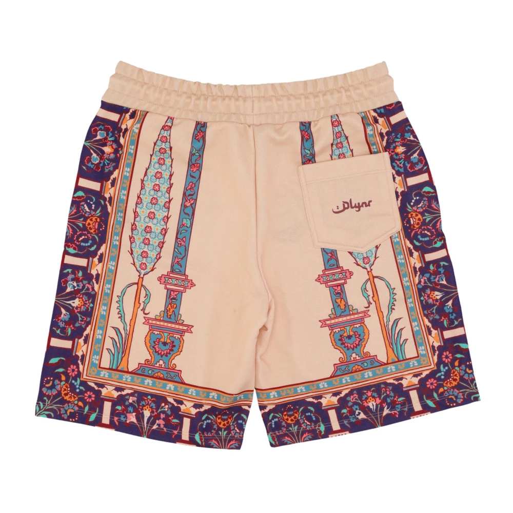 Dolly Noire Beige Persian Rug Sweatshorts Tracksuit Broek Beige Heren