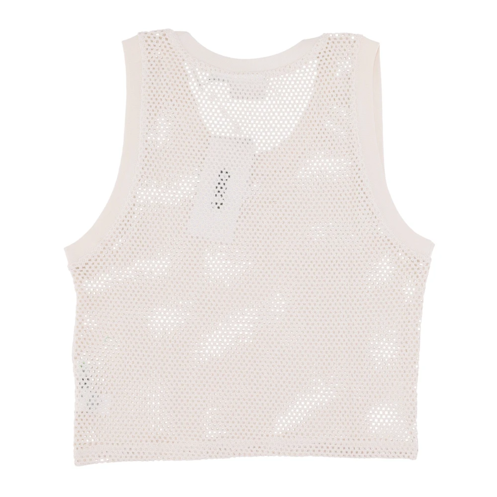 Obey Mesh Tank Top Ongebleekt White Dames