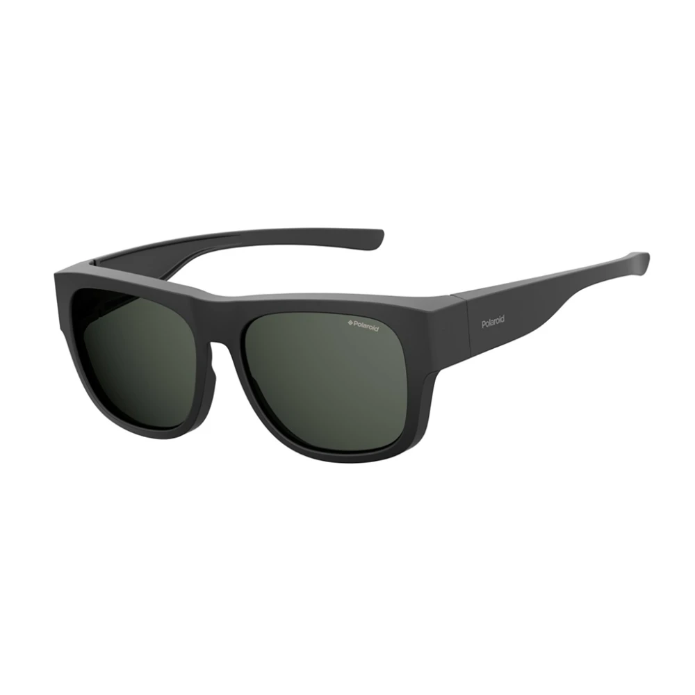 Polaroid Unisex Black Matte Plastic Sunglasses