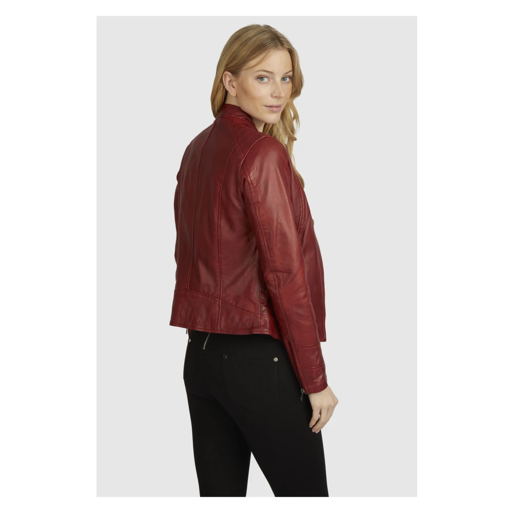 Bugatti Elegante leren jas Red Dames