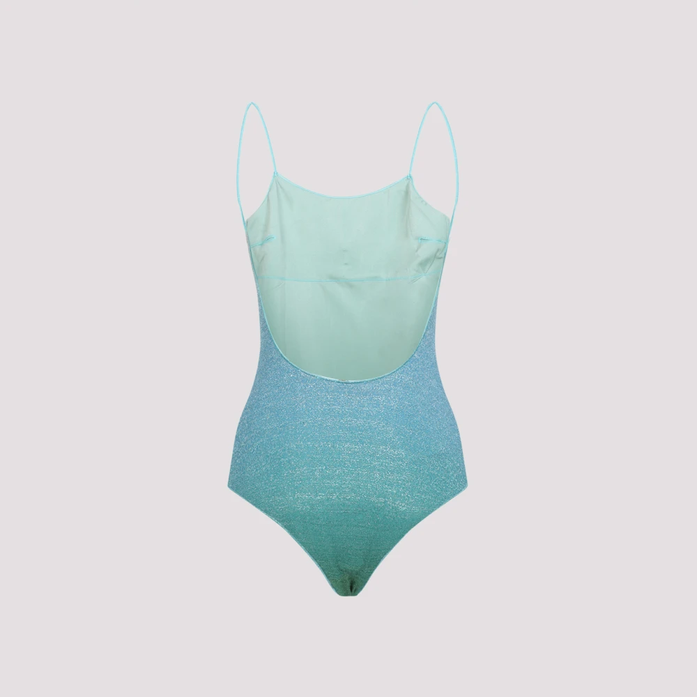 Oseree Glinsterende Schaduw Badpak Blue Dames
