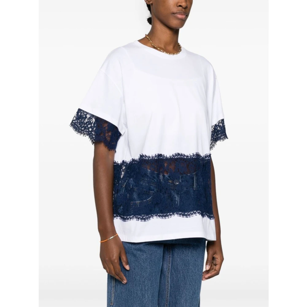 Ermanno Scervino Witte Casual T-shirt voor Mannen White Dames