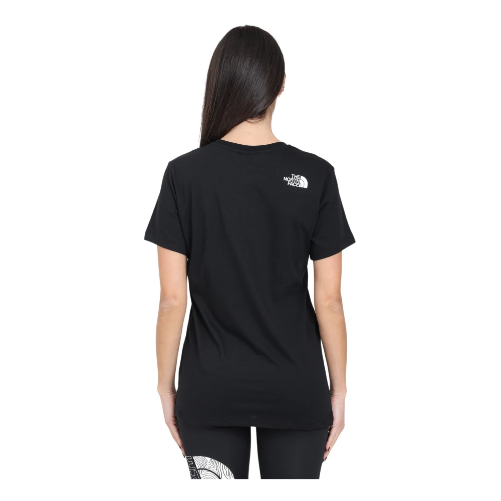 The North Face Zwarte Easy Relaxed Dames T-shirt Black Dames