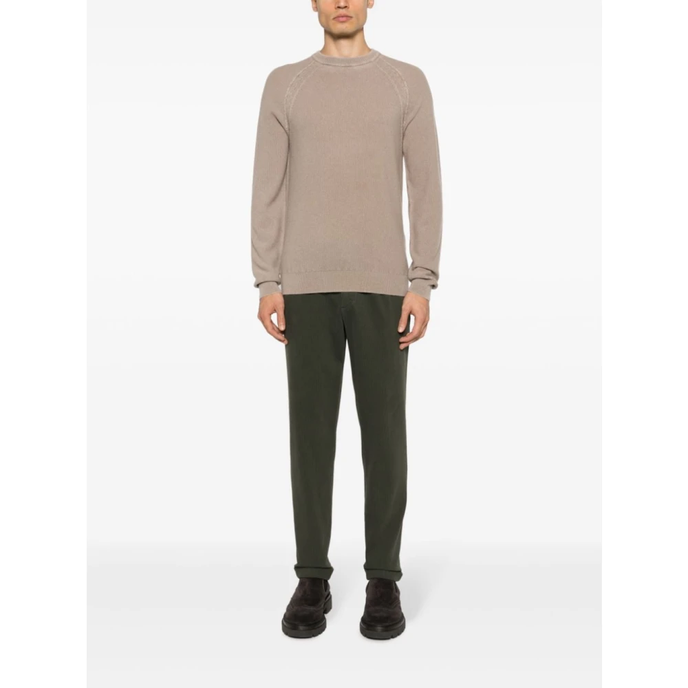Jacob Cohën Beige Kasjmier Gebreide Trui Beige Heren