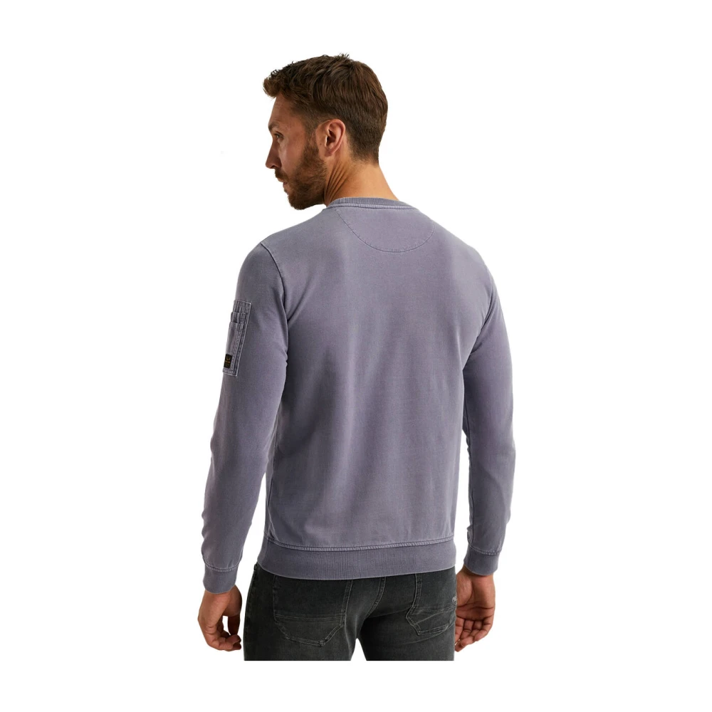 PME Legend Crewneck Terry Sweatshirt Purple Heren