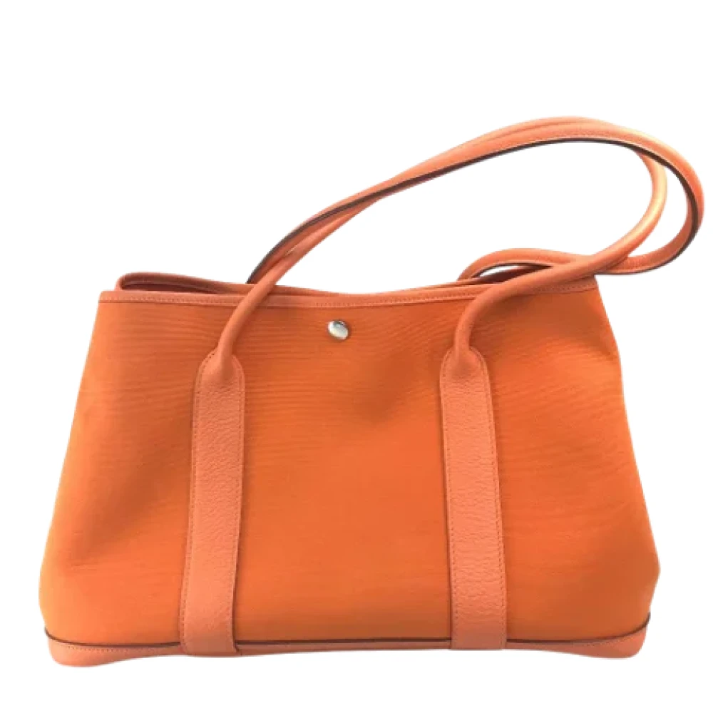 Hermès Vintage Pre-owned Fabric totes Orange Dames