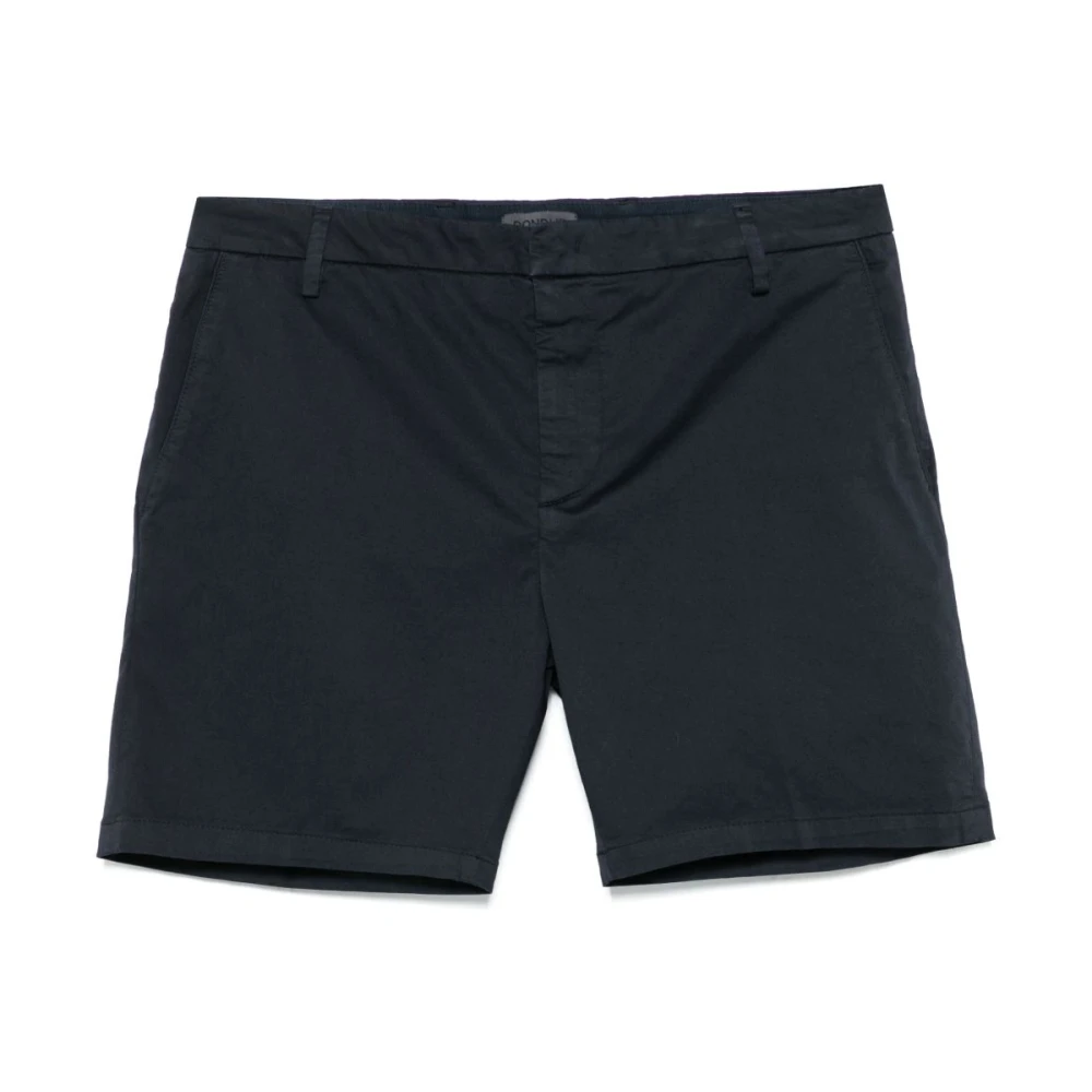 Dondup Men's Blue Casual Shorts, W33, Bermuda Chino Manheim