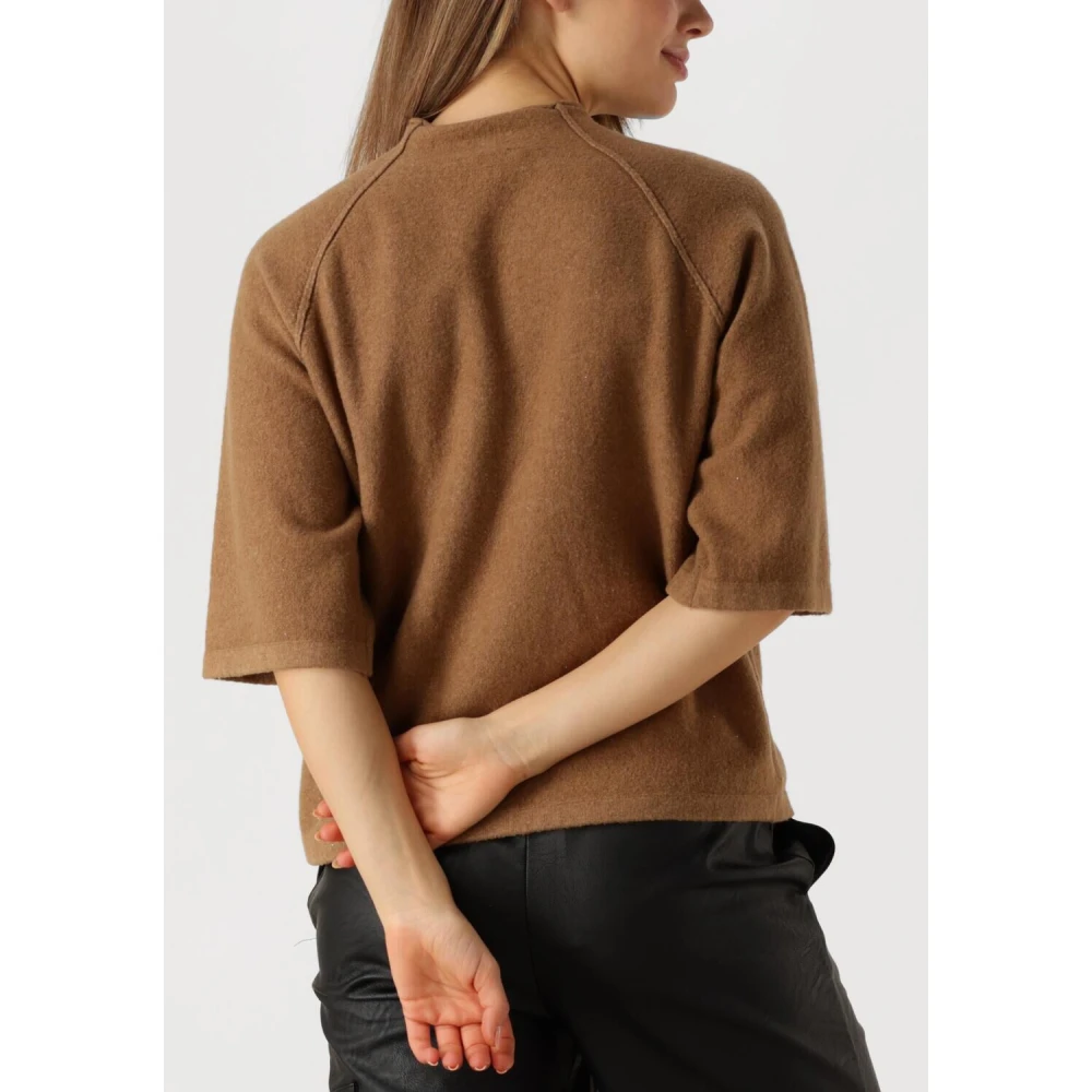 Penn&Ink N.Y Bruine Trui Comfort en Stijl Brown Dames