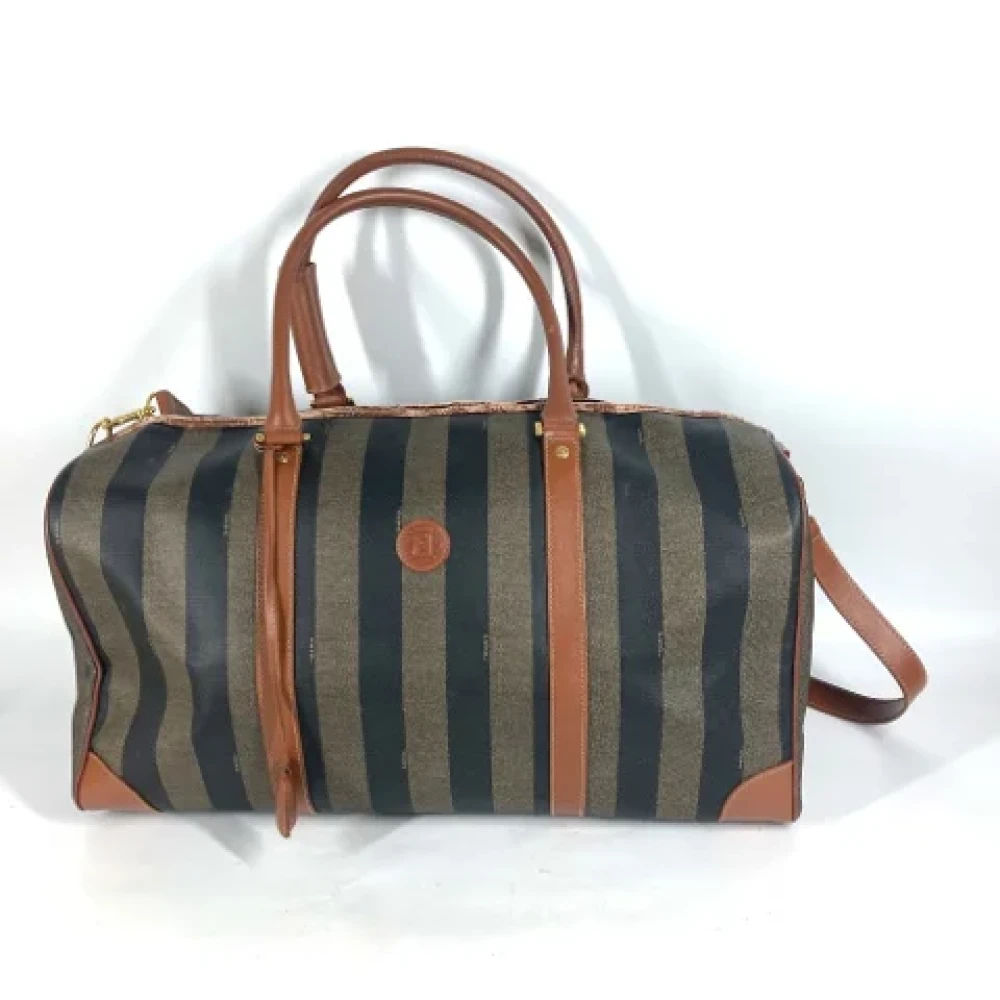 Fendi Vintage Pre-owned Canvas fendi-bags Brown Dames
