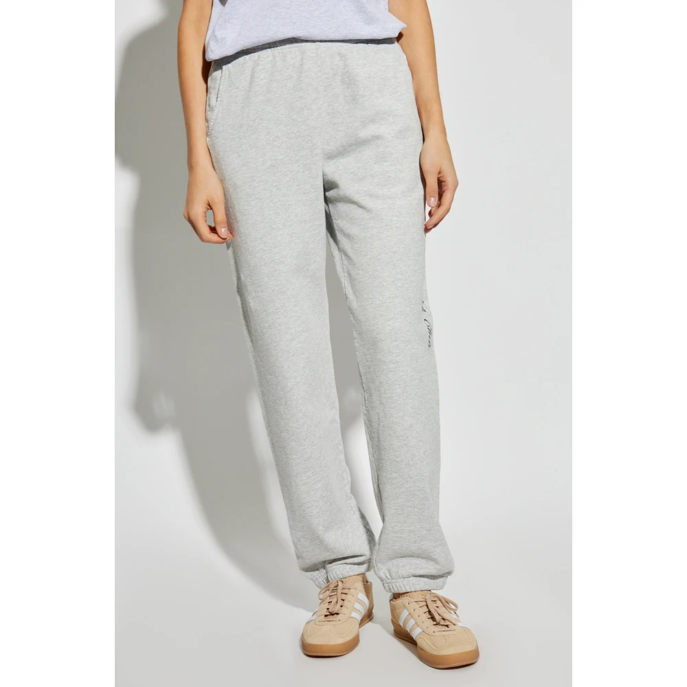 Sporty & Rich Sweatpants uit de New York collectie Gray Unisex