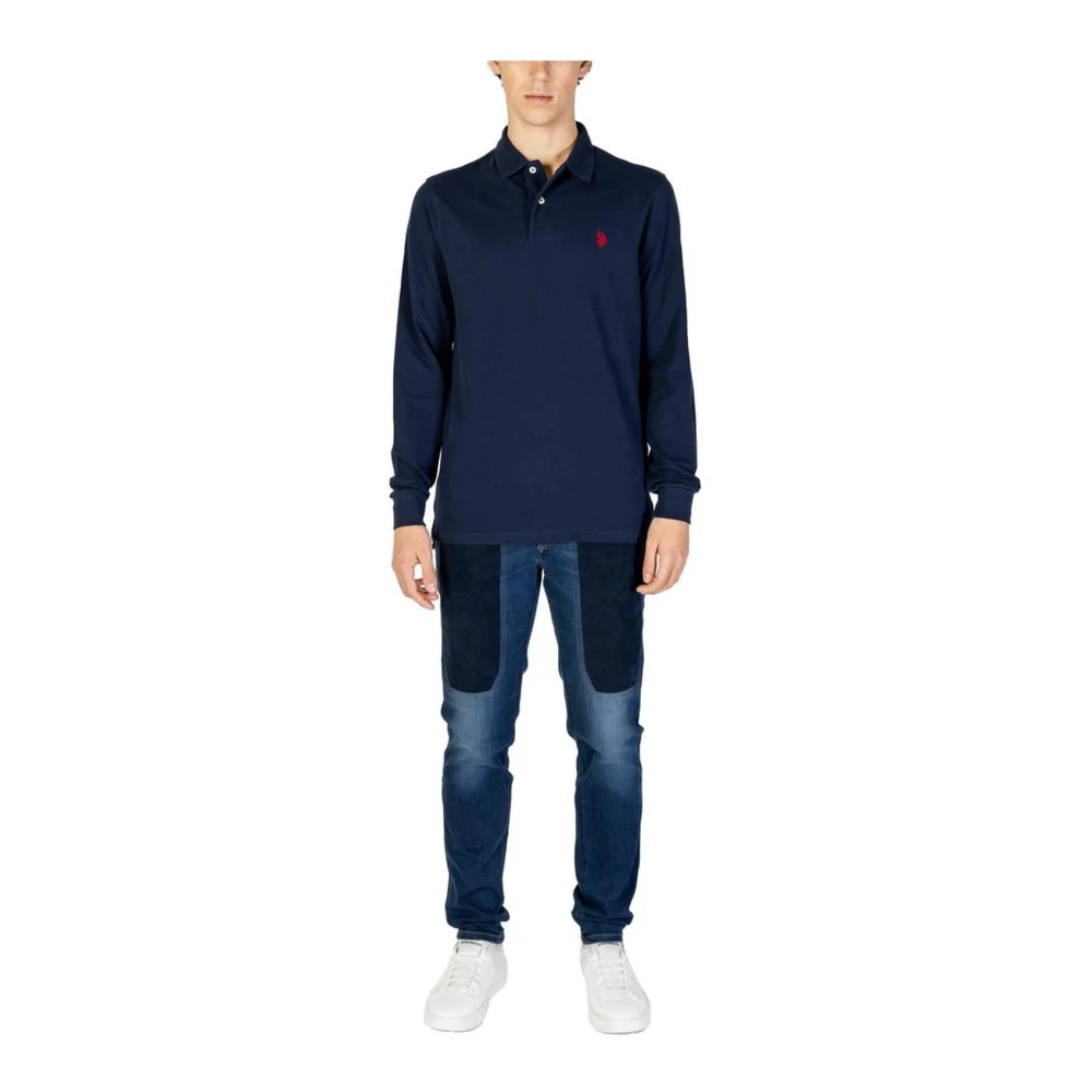 U.s. Polo Assn. Katoenen Crew Neck T-Shirt Blue Heren