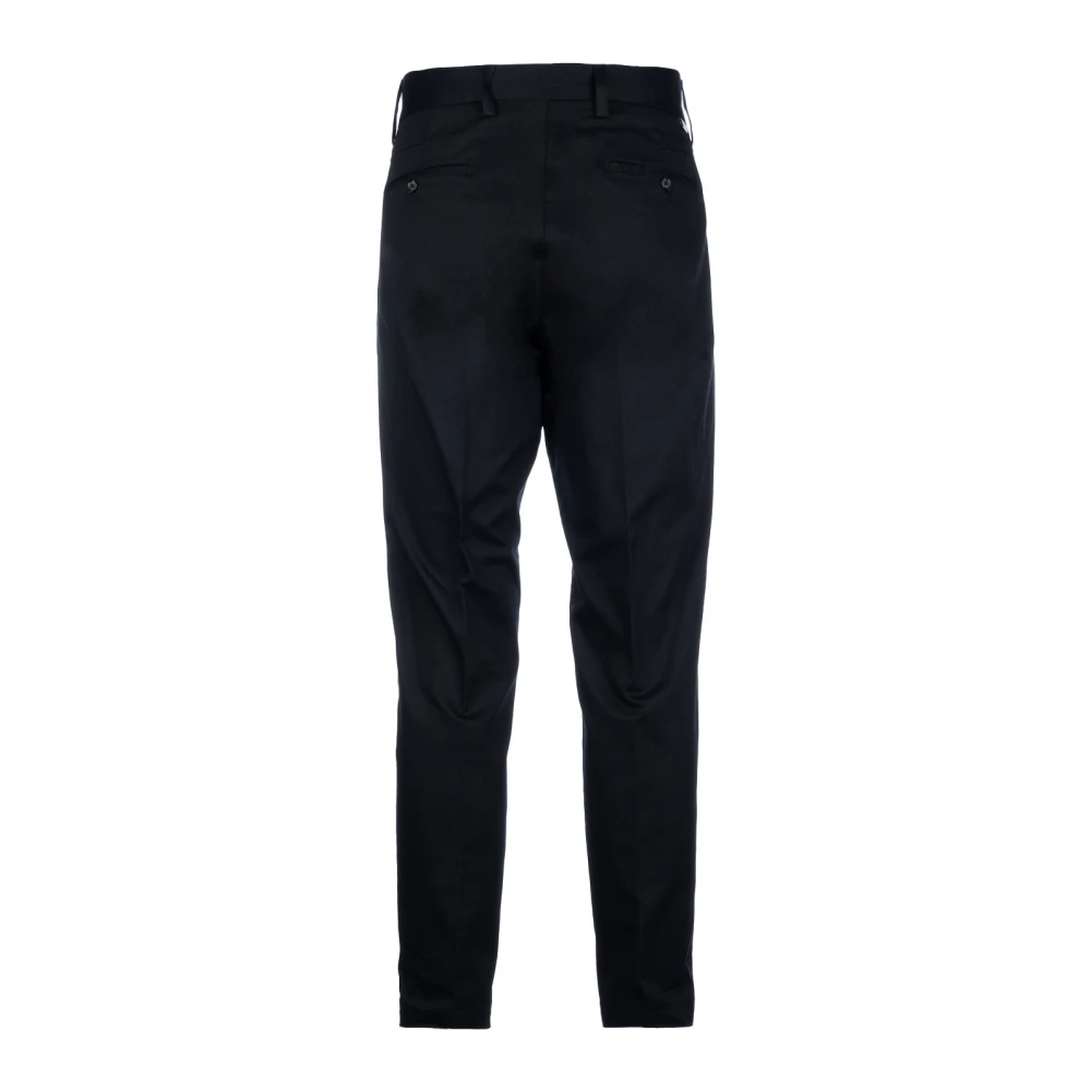 Paolo Pecora Slim-fit Trousers Black Heren
