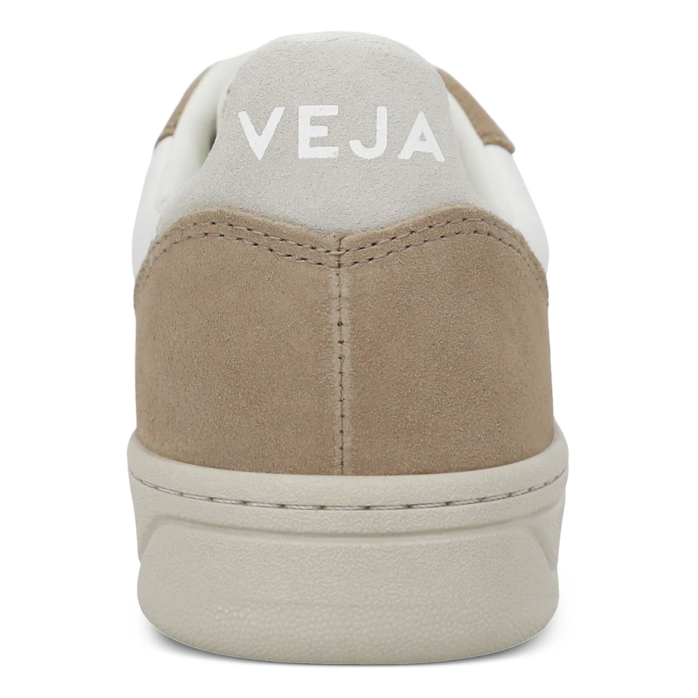 Veja V-10 Leather White Natural Sahara Sneakers