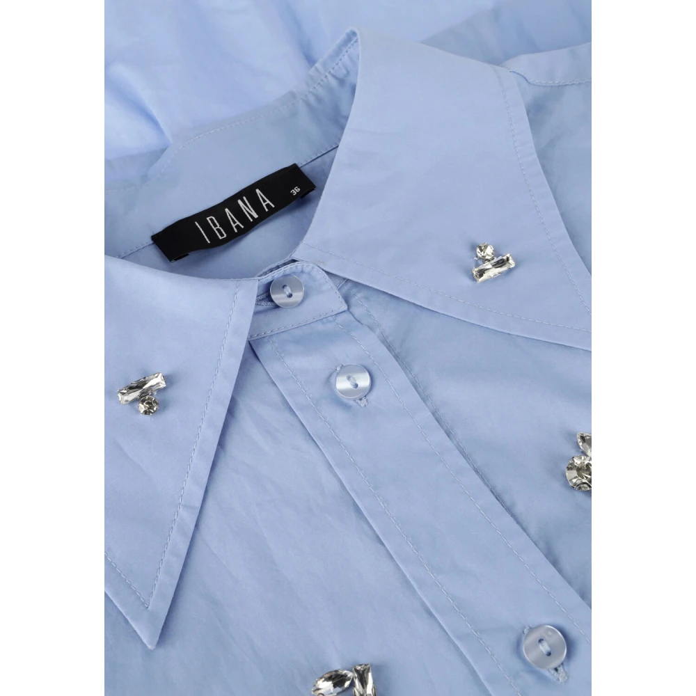 Ibana Lichtblauwe Tiberio Blouse Blue Dames
