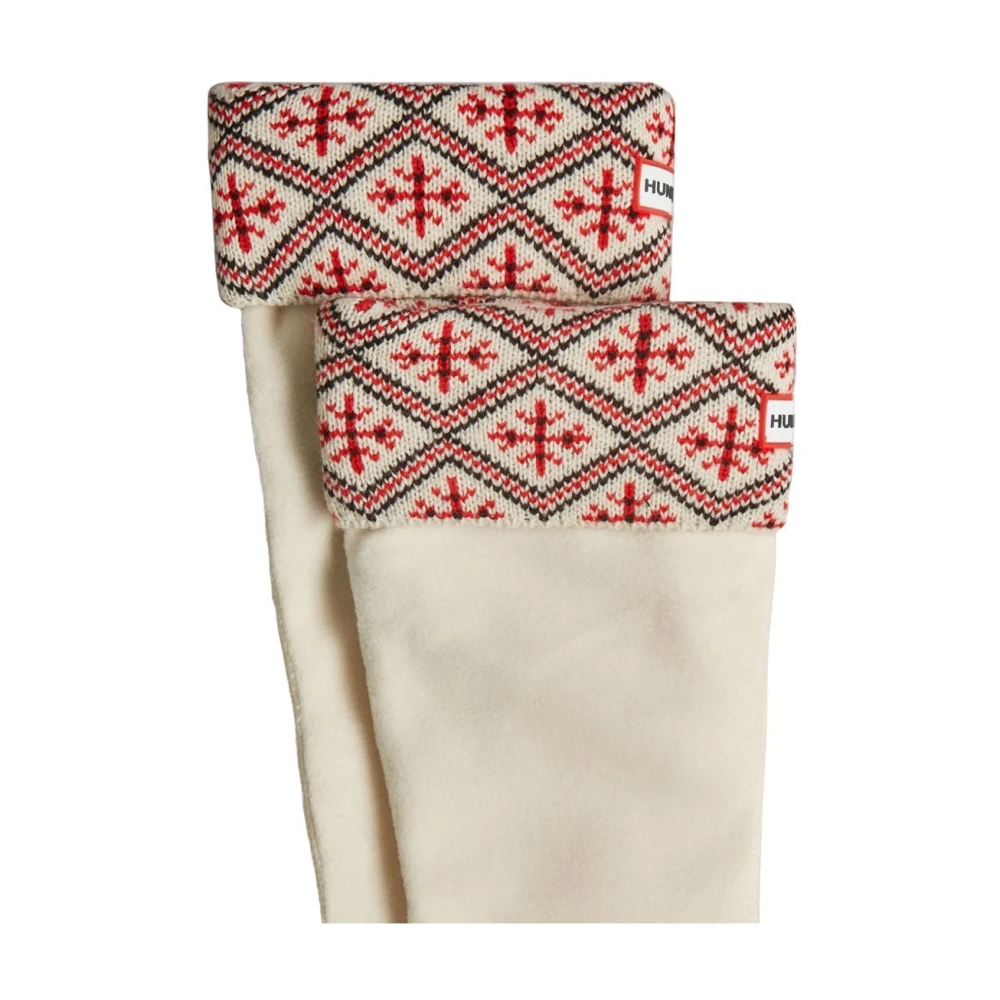 Hunter Witte Textiel Dames Sok Multicolor Dames