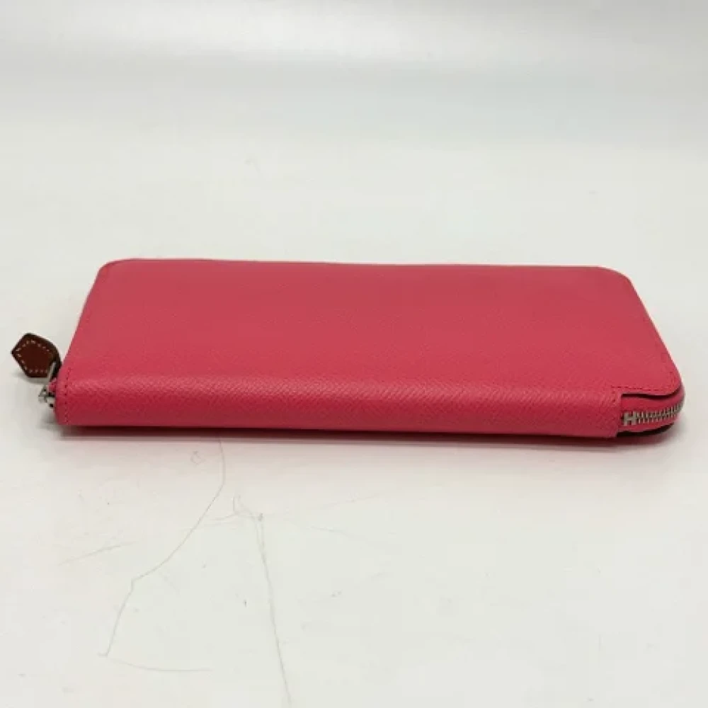 Hermès Vintage Pre-owned Leather wallets Pink Dames