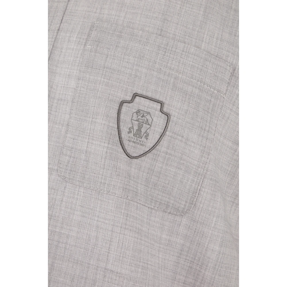 BRUNELLO CUCINELLI Stijlvolle Gebreide Collectie Gray Heren