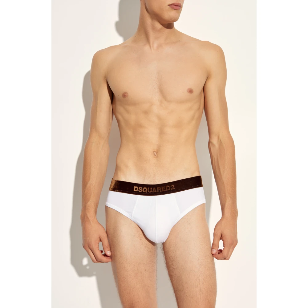 Dsquared2 Katoenen slips White Heren