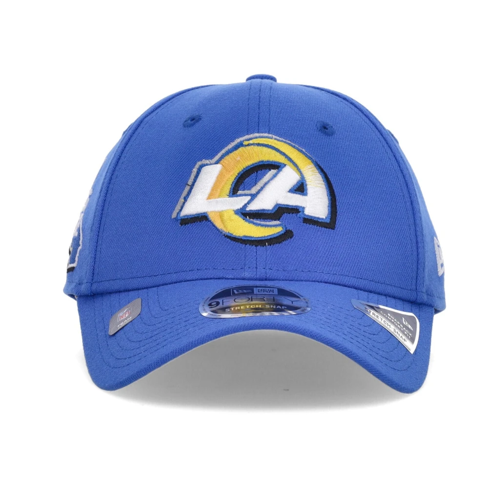 new era Gebogen Visor Hat NFL Draft Los Angeles Rams Blue Heren