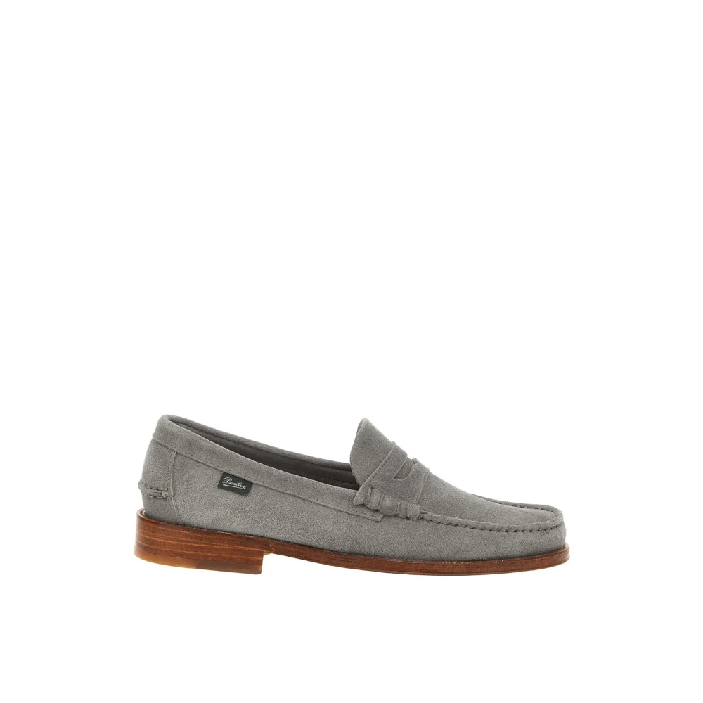 Paraboot Gray Loafers, Male, 7 Uk, Coraux Loafers